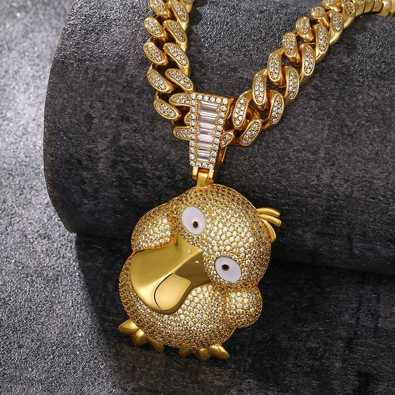 KRMN 7A “Iced Psyduck” Cartoon Pendant