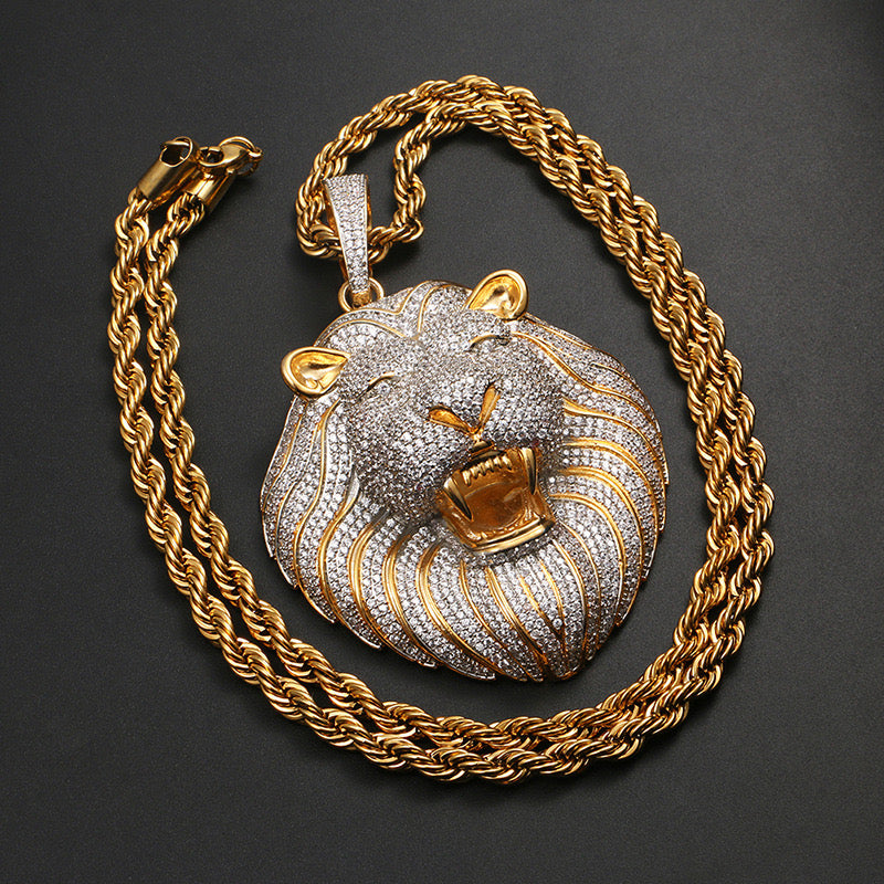 KRMN 7A “King’s Roar” XL Lion Head Pendant